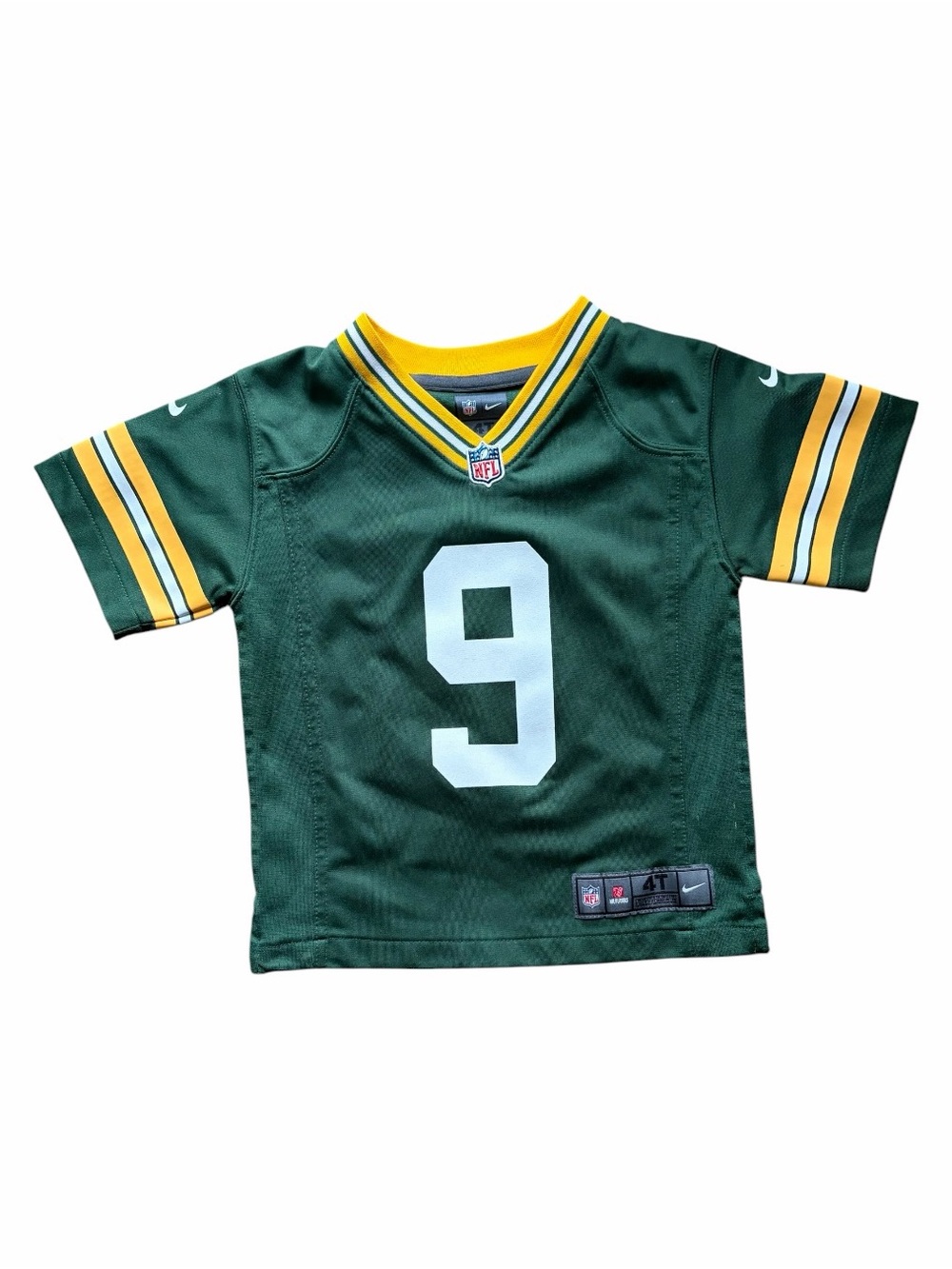 Green Bay Packers Christian Watson #9 Nike Jersey Kids 4T NFL